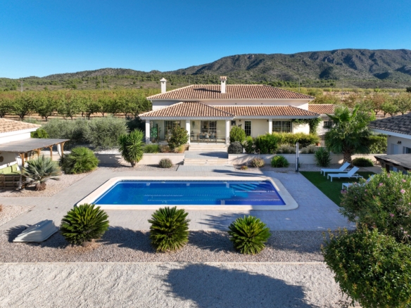 luxe villa met gastenverblijf in Pinoso